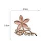 Transfronterizo nuevo zapatos con agujeros cruzados accesorios estilo Chanel rosa corazón de niña zapatos flor hebilla decorativa removible traje