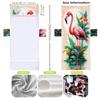 Funda para silla de playa transfronteriza, funda para sillón reclinable, bolsa de toalla, bolsa de toalla de playa, serie flamenco, docena digital 3D