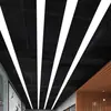 Luces de techo LED para sala de exposiciones de coches, tienda 4s, taller de reparación de máquinas, estación especial, de alta luminosidad, ahorro de energía, empalme sin costuras, letras traseras
