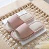Chinelos de Linho para Mulheres, Adequados para Todas as Estações, Uso Interno na Primavera, Outono e Verão, Uso Doméstico, Chinelos de Algodão e Linho, Sola Grossa, Antiderrapantes, Atacado Masculino