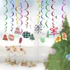 Árvore de Natal em Espiral de PVC para Pendurar, Guirlanda com Bolas de Cristal, Decoração de Cena de Festa, Suprimento Transfronteiriço da Amazon