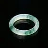 Pulsera de Jade de Tira Plana Orquídea Flor Flotante Pulsera de Jade Cuarcita Translúcida Húmeda Hielo Joyería Simple para Mujer Pulsera Venta al por Mayor