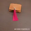8cm capuchón de metal borla pequeña borla abanico colgante marcapáginas borla ropa accesorios para el cabello borla accesorios decorativos al por mayor