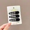 Pinza para el pelo estilo ins de moda dopamina para mujer, pinza de pico de pato para flequillo sin costuras, clip lateral básico simple de alta gama, accesorio para el pelo