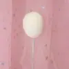 Cartão de enfeite de bolo de balão pequeno colorido para festa de aniversário infantil decoração de mesa de sobremesa balão de cor de doce bandeira de balão