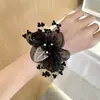 Cuerda para el pelo elegante y con temperamento Cuerda para el pelo de alta calidad Elástica y duradera Banda de goma Accesorios para el pelo de mujer