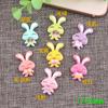 Conejo entornando los ojos conejo hecho a mano diy accesorios para el cabello de bebé material accesorios de resina diy accesorios para carcasa de teléfono móvil al por mayor