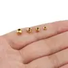 Aço Inoxidável Cor Dourado 18K Conserva Cor Contas Facetadas Acessórios DIY Feitos à Mão Contas de Posicionamento Contas Soltas Pulseira Colar Acessórios de Contas Espaçadoras