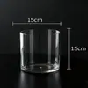 Bandeja acrílica transparente cuadrada para cubo de agua, cubeta recolectora de agua, tanque de agua, caja de almacenamiento, recipiente de cultivo, botella de agua con tapa, tapa sellada