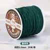 Corda de algodão torcida à mão estilo Xizang 20m para artesanato DIY, pulseiras, terços budistas com contas e contas de corda de algodão para atacado