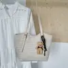 Bolsa de palha tecida retrô transfronteiriça, nova coleção de outono, elegante e de alta qualidade, grande capacidade, adequada para o dia a dia, bolsa de ombro, bolsa de mão e pode ser carregada sob o braço