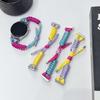 Para 20mm22mm Samsung watch4/5/5pro/6 banda de reloj de moda con cordón a juego de colores de cuerda de paracaídas con nudo retorcido