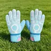 Guantes de entrenamiento profesionales fútbol estudiantes de primaria y secundaria portero competición niños guantes de portero antideslizantes con protector de dedos de látex