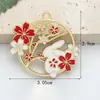 Accesorios de Joyería Pequeños Estilo Chanel Transfronterizos, Nuevas Guirnaldas de Flores Estilo Chino, Accesorios de Joyería DIY Hechos a Mano con un Toque de Alta Gama, Accesorios de Joyería DIY con Goteo de Aceite