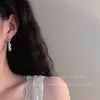 Pendientes Irregulares de Plata con Diamantes Completos en Forma de Gota de Agua para Mujer, Únicos, Nuevo Estilo 2025, Pendientes Explosivos, Lujo Ligero, Pendientes de Gama Alta