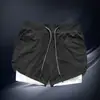 Conjunto Esportivo Masculino Calça de Corrida ao Ar Livre Fitness Verão Basquete Treinamento Secagem Rápida Regata Sem Mangas Roupa de Fitness para Corrida Noturna