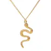 Moda Transfronteriza Europea y Americana Joyería Accesorios de Serpiente Collar Personalizado Moda Retro Colgante de Serpiente Cadena de Lana Unisex