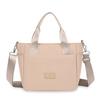 Bolso bandolera informal de nailon resistente al agua para mujer, de color liso, combina con todo, de gran capacidad