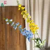 Nuevo Modelo de Golondrina Voladora Pequeña: Decoración Dinámica de Pasillo de Boda Artificial con Flores de Golondrina, Arreglos Florales Altos y Diseño Floral de Línea - Estilo Coreano Violeta