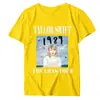 Camiseta europea y americana transfronteriza de Amazon Tylor Ers r 0 Ccert r Crewc Camiseta de manga corta europea y americana para hombre y mujer