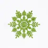 Transfronteiriço Novo Amazon 10cm Decoração Plástico Floco de Neve para Limpar Decoração de Árvore de Natal Artigos de Natal Pingente