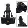 Adecuado para Tiida Yida Sylphy Sunshine Qijun Qichen D50R50 Boquilla de pulverización de agua para limpiaparabrisas delantero Boquilla de vidrio
