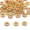 Venda quente transfronteiriça 18K ouro cobre micro-incrustado zircão diamante talão pulseira artesanal diy material saco acessórios