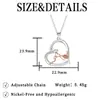 Knn-412 Collar de Chica de Tenis Estilo Deportivo Europeo y Americano, Colgante de Diamante en Oro Rosa Transfronterizo con un Toque de Alta Gama