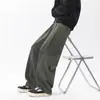 Pantalones de Trabajo Patchwork Estilo Callejero Americano para Hombre, Temporada de Otoño, Diseño de Corte 3D, Pierna Recta, Marca de Tendencia, Pantalones Casuales Versátiles