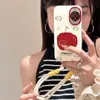 Adequado para Capa de Celular Huawei Nova15 com Cordão Huaweinova15Pro Novo Modelo 15U Gato com Linha Maçã