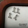 Decorações de Laço com Zircônia para Nail Art, Não Desbota, Unhas Wearable de Luxo Leve, DIY para Capinha de Celular, Laço com Zircônia que Preserva a Cor