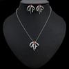 Collar Cruzado con Colgante de Lazo para Joyería, Cadena Clavicular de Lujo Ligero de Nicho, Accesorio para el Viaje Diario, Regalo para la Mejor Amiga