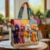 Modelo Nuevo 2026 Bolso de Hombro Acolchado de Algodón con Estampado Digital 3D de Moda para Tiendas Independientes Transfronterizas