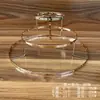 Acessórios DIY para Lustre Feito à Mão com Furos Suporte para Lustre Sino de Vento Lâmpada Lustre de Três Camadas Quatro Camadas Material para Lustre de Sala de Estar
