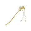 Novo Grampo de Cabelo Estilo Chinês, Acessório de Cabelo Fresco e Elegante, Estilo Antigo 2024 Ornamento de Cabelo Estilo Nacional, Grampo de Cabelo com Borlas, Grampo de Cabelo com Borlas, Acessórios para Mamianqun