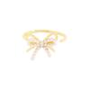 Anillo Abierto de Perla de Lazo Versátil de Diseño de Lujo Accesible de Nicho Estilo K 1090 Plata de Ley S925 Anillo de Mujer