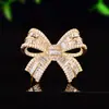 Nuevo Exquisito Broche de Lazo, Brillante y de Moda, Pin Pequeño Versátil con Diseño Único para Decoración de Escote