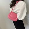 Casual Estilo Ocidental Saddle Bag Feminino 2023 Verão Nova Moda Casual Feminina Bolsa de Ombro Simples Nas Axilas para Mulheres