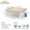 Caixa de Armazenamento de Brinquedos com Tampa Flip-Top, Cesta de Armazenamento de Lanches com Abertura Frontal, Caixa de Armazenamento de Roupas de Plástico, Armário de Armazenamento de Camadas Múltiplas com Abertura Oblíqua