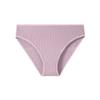 Roupa íntima feminina de algodão sexy e coquete esportiva para ioga, listrada, sem rastros, com cintura em V, cuecas femininas europeias e americanas transfronteiriças