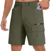 Comércio Exterior Transfronteiriço Shorts de Trabalho Masculino Verão 2026 Multi-Bolsos Casuais para Uso Externo Calças Largas Shorts na Altura do Joelho Atacado