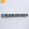 Aluminio espacial gancho de aluminio estante para trapeador estante para escobas estante de almacenamiento colgante de pared para baño estante para balcón