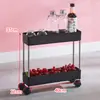 Soporta Dropshipping, Envío Gratuito Transfronterizo, Estante de Almacenamiento de Múltiples Niveles, Carrito, Estante de Almacenamiento para Espacios Pequeños, Estante de Almacenamiento de Cocina de Múltiples Niveles
