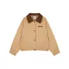 Blusas de Inverno 2025 Amybaby para Meninas Novo Estilo Coreano Jaqueta Elegante Acolchoada com Letras Mim