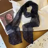 Bufanda de Seda Delgada Estrecha Versátil de Gama Alta 2025 Primavera y Otoño Nueva Bufanda Pequeña para Mujer Bufanda para el Cuello Lazo para el Cabello Cinta para Bolso