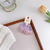 Lindo Dibujo Animado Oso Pequeño Anillo de Toalla Pinza para el Cabello Elástico No Lastima el Cabello Goma para el Cabello Pasador Niños Banda Elástica para Cola de Caballo Cuerda para el Cabello Accesorios para el Cabello