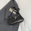 Bolso de Lunares para Mujer 2026 Verano Nuevo Estilo Bolso de Hombro para Viajes Cotidianos Moda Diseño Sencillo de Nicho Bolso Cuadrado de un Solo Hombro