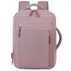 Nova mochila executiva casual masculina, bolsa de laptop moderna feminina, mochila de viagem leve, atacado