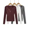 Cl25187-25 Suéter de Tricô Trançado Manga Longa Gola Redonda Slim Fit Estilo Coreano Outono com Renda Costurada Tricô Falso de Duas Peças