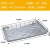 Y*H Caja de Papel de Aluminio Barbacoa Bandeja Rectangular de Papel de Aluminio Pescado a la Parrilla Desechable Para Llevar Lonchera Horneado Gran Capacidad Sanitario